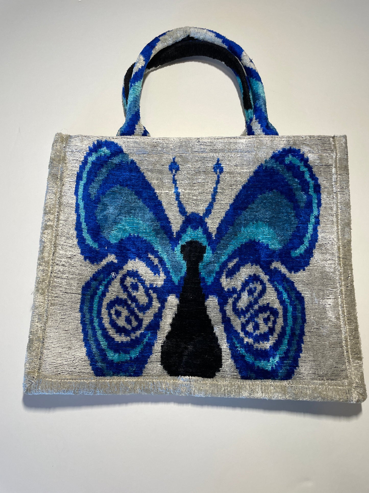 Large Tote Ikat Handle