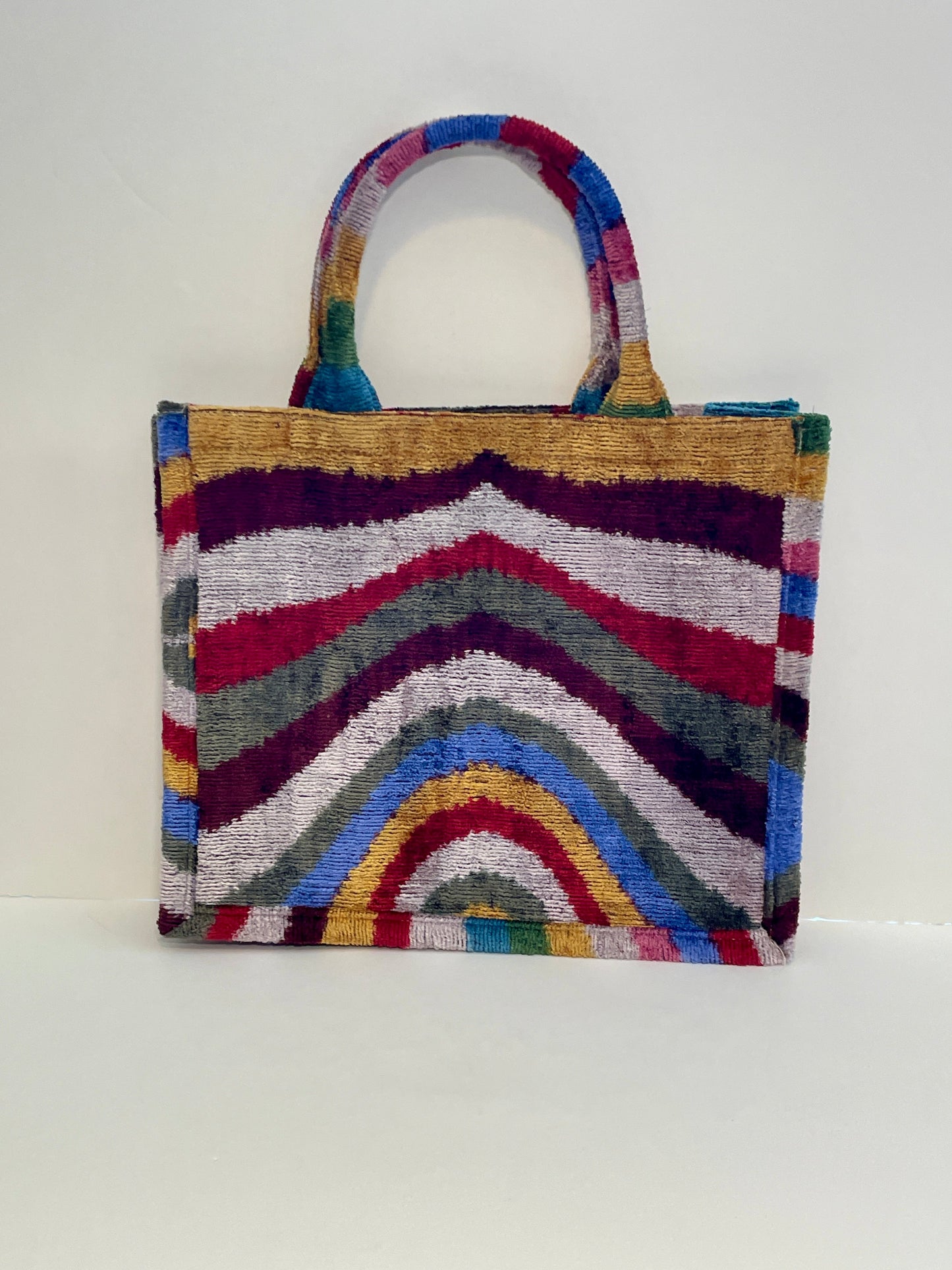 Large Tote Ikat Handle