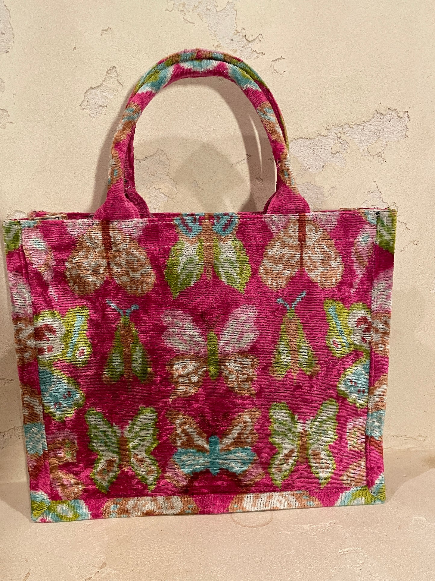 Large Tote Ikat Handle