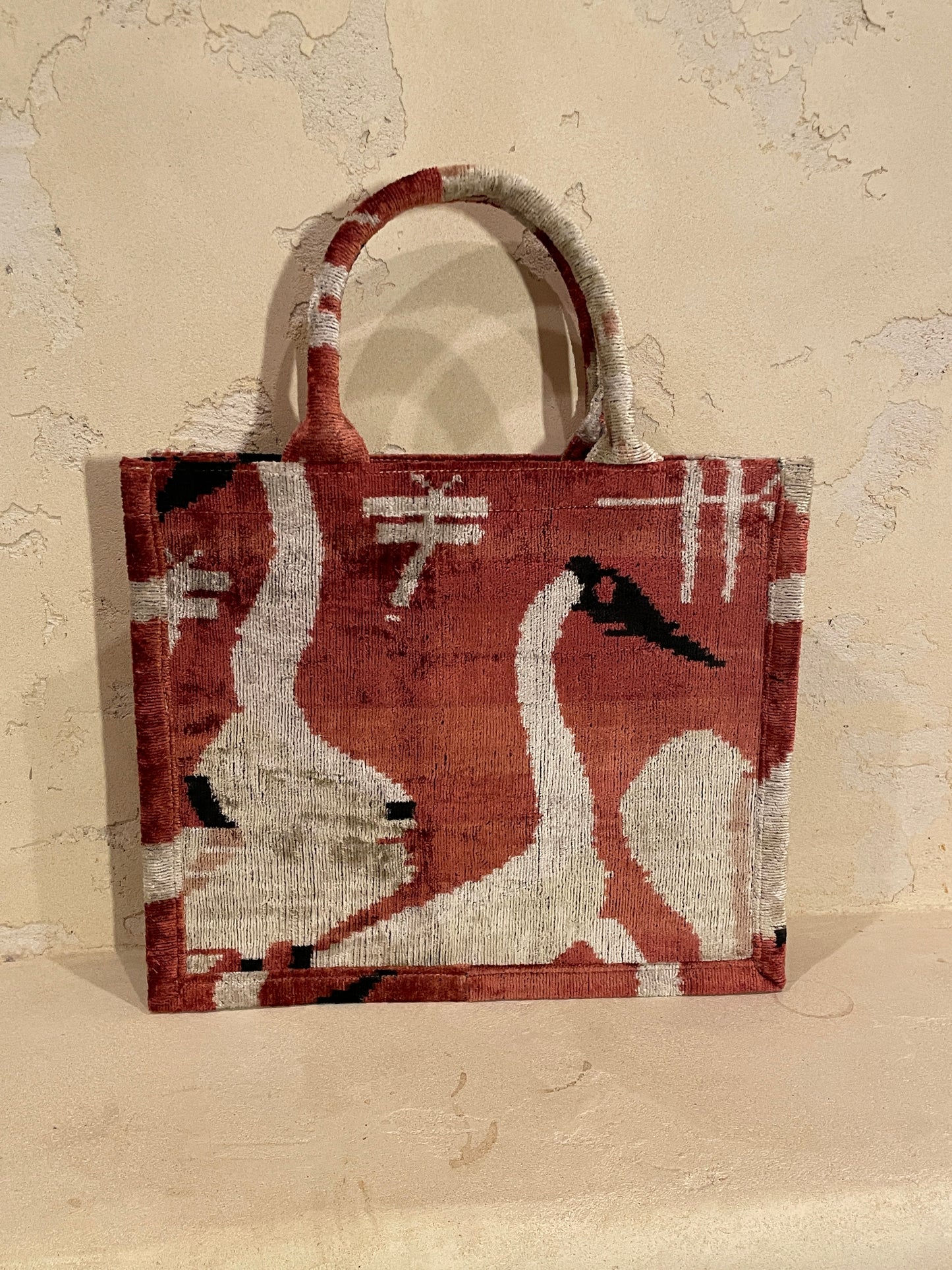 Large Tote Ikat Handle