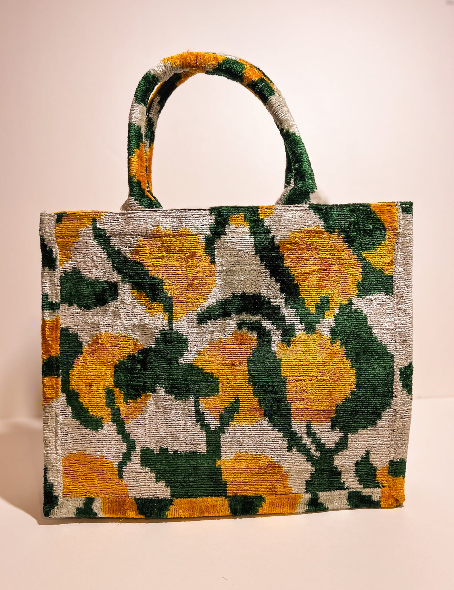 Large Tote Ikat Handle