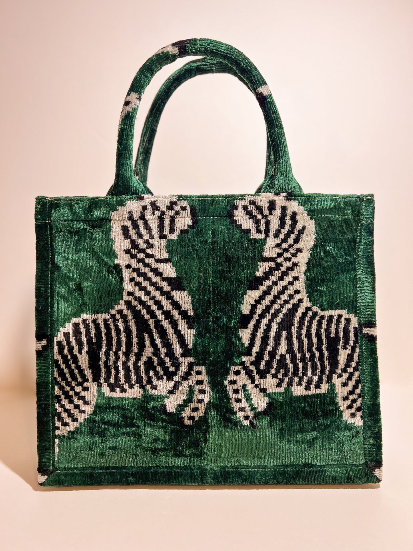 Large Tote Ikat Handle